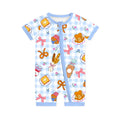 Sweet Bakery Zippered Romper- AVAILABLE for pre-order ships in 10 days